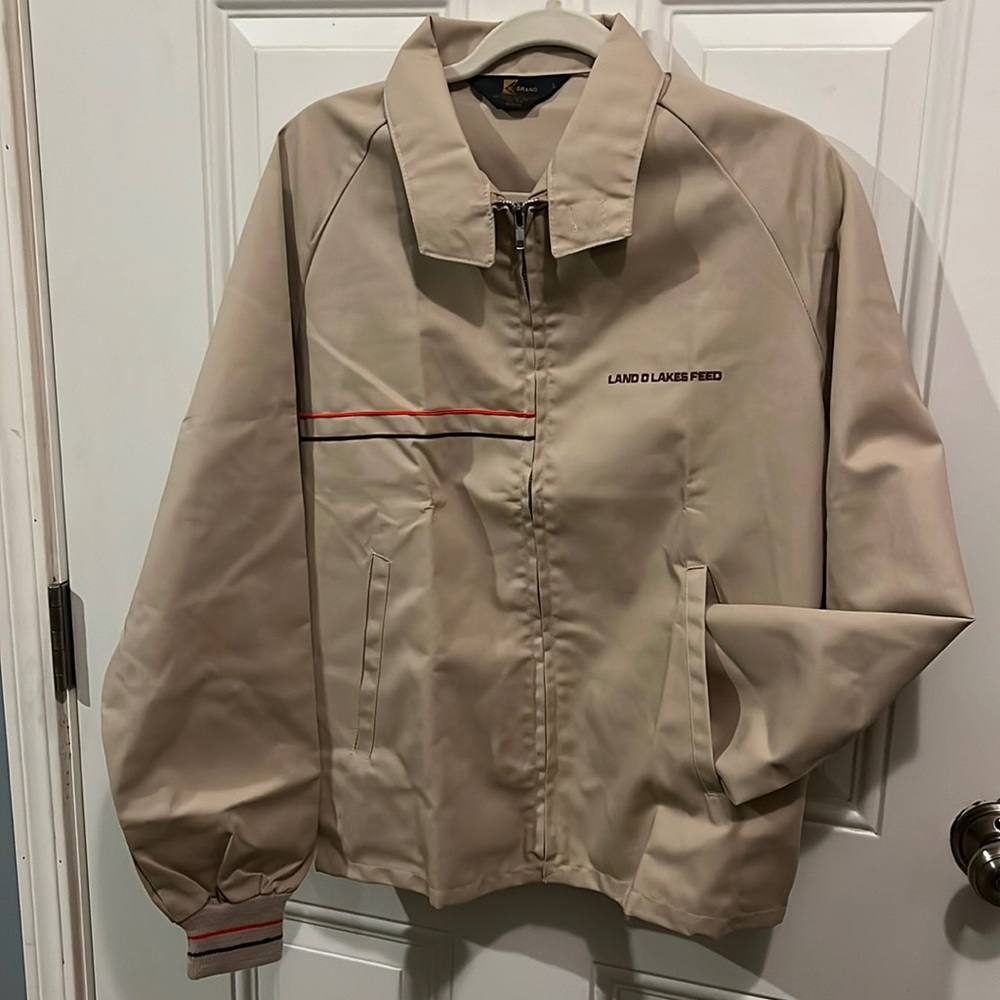 K brand vintage land o lakes feed jacket